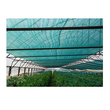 Plasa de umbrire 50%, antivant, HDPE, verde, 2 x 10 m, 65 gr/mp