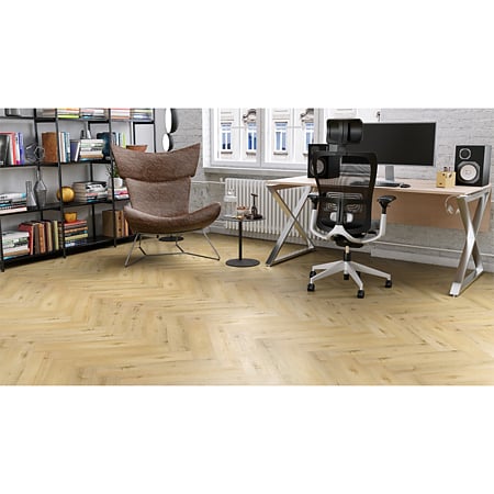 Pardoseala minerala SPC 5 mm Korner Luxury Floor Oak Ceres, nuanta deschisa, clasa de trafic 34,  615 x 123 mm 