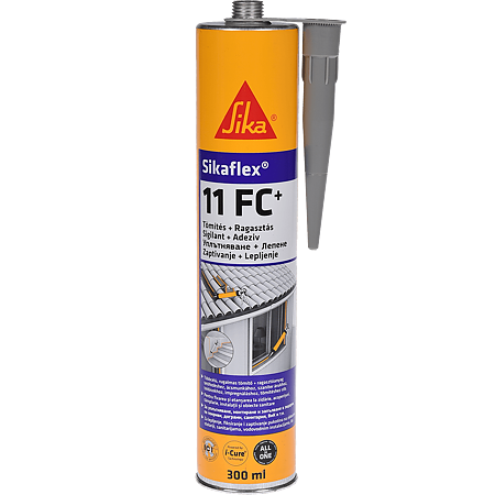 Adeziv sigilant elastic monocomponent Sikaflex®-11 FC, gri beton, 300 ml