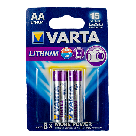 Baterii Varta Hi-Tech, lithium, AA, 2 buc