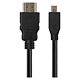 Cablu HDMI/Ethernet de mare viteza Emos, tata A - tata D, 1.5 m