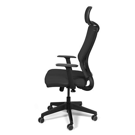 Scaun birou ergonomic gri inchis Kronsit Genova, tapiterie textila, rotativ, reglabil pe inaltime, 65 x 51 x 135 cm Scaun birou ergonomic gri inchis Kronsit Genova, tapiterie textila, rotativ, reglabil pe inaltime, 65 x 51 x 135 cm