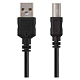 Cablu transfer date USB 2.0 Emos, tata A - tata B, 2 m 