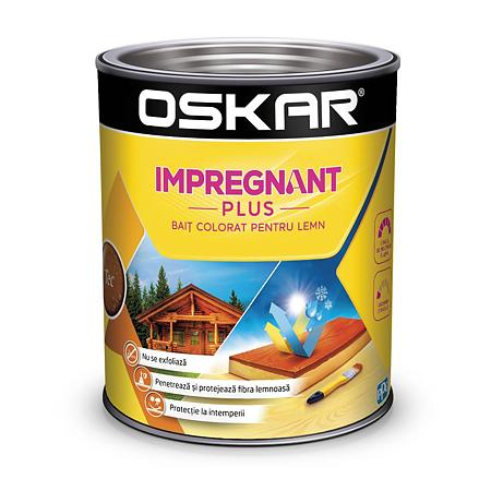 Lazura pentru lemn OSKAR Impregnant Plus, teak, 2.5 l
