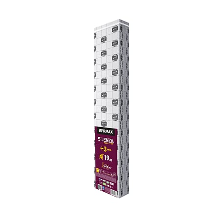 Folie izolatoare parchet Afirmax Silenza Aquastop Smart, impotriva infiltrarii umezelii, XPS + PET, 3 mm, 5.46 x 1,18 m