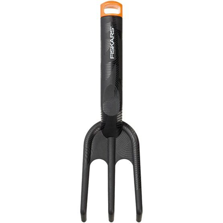 Cultivator solid Fiskars, poliamida & fibra de sticla, negru & galben, 3 dinti Cultivator solid Fiskars, poliamida & fibra de sticla, negru & galben, 3 dinti