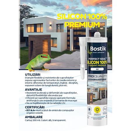  Silicon universal, transparent, Bostik, interior / exterior, 280ml