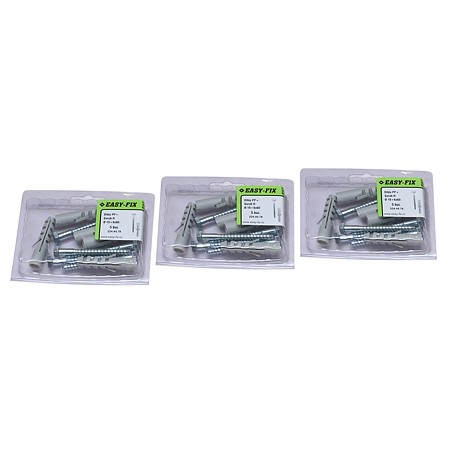Diblu PP, D: 10 mm, cu surub 6 x 60 mm, 5 BUC