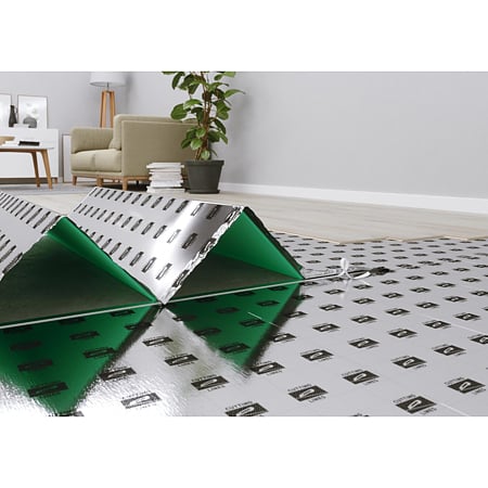 Folie parchet polistiren extrudat Decora Arbiton Secura Extra AquaStop Smart, 3 mm, 5.1 x 1.18 m