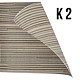 Rulou textil Lariana Vintage Clemfix K2, 72,5 x 160 cm, maro, translucid