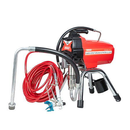 Pompa vopsit airless x32 piston Energo Pmax, 3.2 l/min, 210 bar, 2600 W
