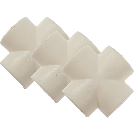 Cruce teava PPR Vesbo, alb, diametru 20 mm