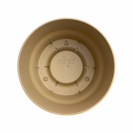 Ghiveci cu rezervor de apa Elho Greenville, plastic, nisip, diametru 25 cm