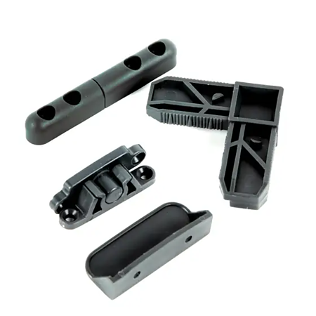 Set accesorii pentru plasa anti – insecte, gri, plastic