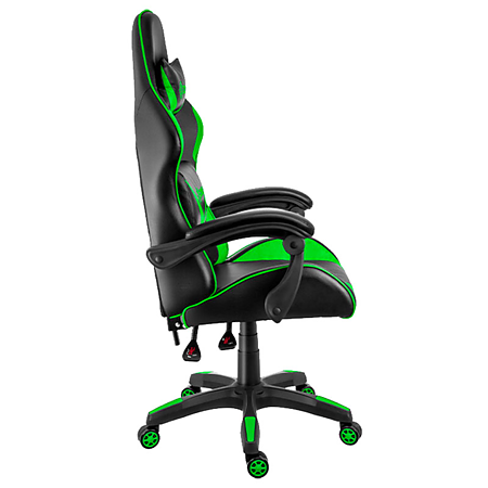 Scaun birou gaming negru-verde Antares XZone, tapiterie piele ecologica, rotativ, reglabil pe inaltime, 50 x 50 x 121 - 129 cm Scaun birou gaming negru-verde Antares XZone, tapiterie piele ecologica, rotativ, reglabil pe inaltime, 50 x 50 x 121 - 129 cm