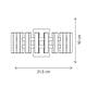 Aplica LED Piano AP1, KL141023, 6W, 4000K, negru, alb