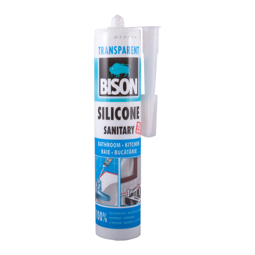 Silicon Sanitar Bison transparent 280 ml