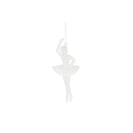 Set 2 balerine gliterate, plastic, 13 cm