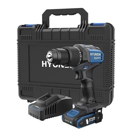 Masina de gaurit si insurubat brushless cu percutie Hyundai HD20X-60TT, cu acumulator, 20V