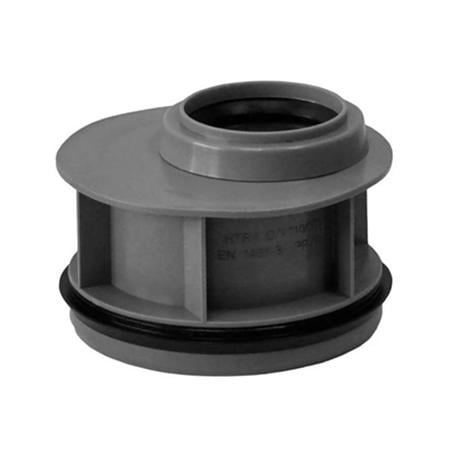 Reductie excentrica pentru scurgere Eurociere, polipropilena, gri, D 110 - 50 mm