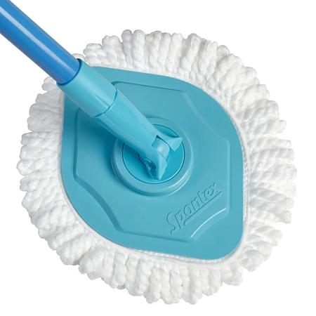 Mop rotativ Spontex Full Action System, coada cu sistem stoarcere 360 + galeata + rezerva 34 x 34 x 24 cm