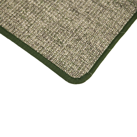 Stergator intrare bordurat, model elegant simplu, 100% sisal cu suport pasla, bej, 33 x 50 cm