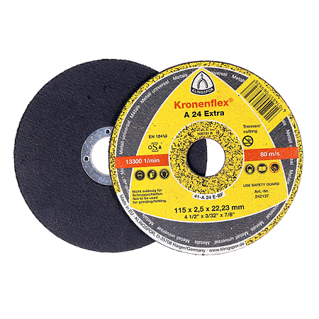 Disc debitare metal, Klingspor 242137, 115 x 22.23 x 2.5 mm