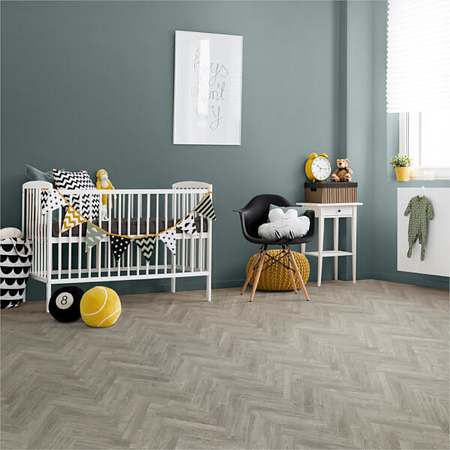Parchet laminat 8 mm Berry Alloc Chateau Java Light Grey, Herringbone A, clasa de trafic 32, AC4, click Chateau Loc, 504 x 84 mm