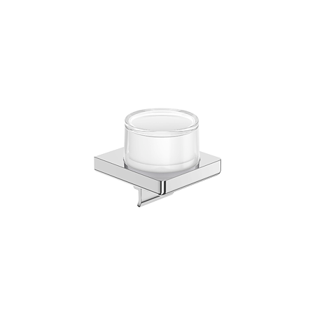 Dispenser de sapun Roca, metal, alb argintiu, 120 x 110 x 113 mm