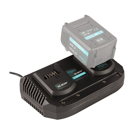Incarcator rapid Detoolz DZ-SE207, 18-20.5 V, 2 acumulatori