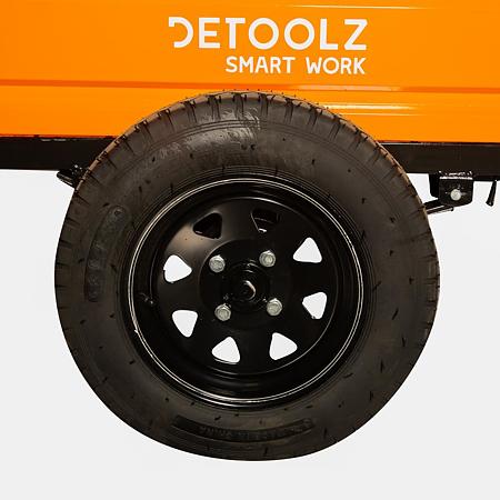 Remorca motocultor Detoolz DZ-M148, 600 kg, extensie laterala 180 mm