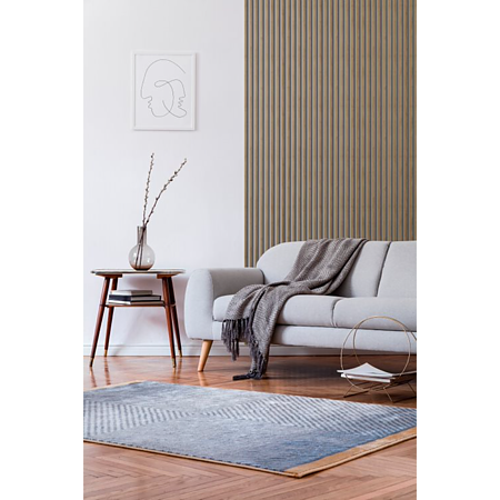 Panou decorativ Linea Slim, 1 lamela, stejar, interior, 265 x 2.2 cm