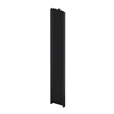 Profil aluminiu Gola, negru, vertical, 66 mm x 4.5 m 