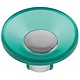 Buton Cupa Teko 8144-B, plastic, verde, 48 mm