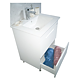 Mobilier baie Badenmob Seria 033, baza cu lavoar, MDF/PAL, alb, 60 x 46 x 81 cm