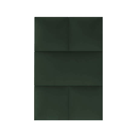 Panou decorativ tapitat, Simple R38, verde, patrat, 300 x 300 x 37 mm