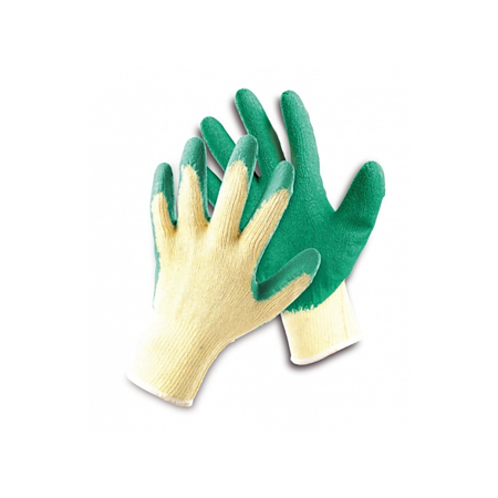 Manusi de protectie Dipper BLS DCT-9, verde, tricotate, fibre mixte, imersate in latex, marimea 9