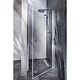 Usa batanta dus Sanotechnik Sanoflex Brava Crom MD90, sticla 6 mm, 85 - 87 x 195 cm