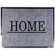 Stergator dreptunghiular Modern Home 70, poliamida pe suport de cauciuc, gri, 60 x 80 cm