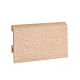 Plinta pardoseala Duflex Latte wood 916, polimer flexibil, rezistenta la apa, decor lemn, 2000 x 80 x 18 mm