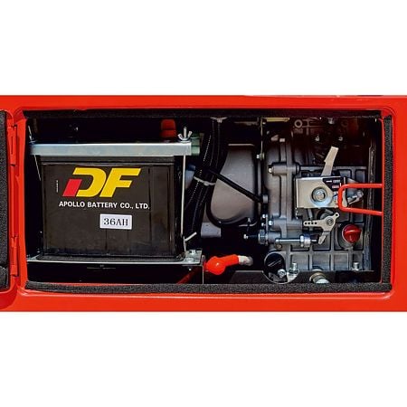 Generator portabil carcasat cu roti Energo Pmax GN7000dE, diesel
