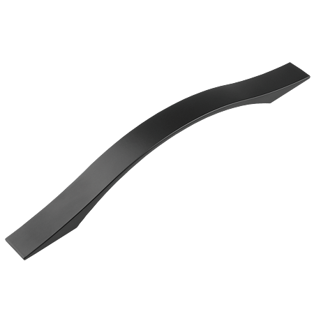 Mâner mobilier Teko MB31, aluminiu negru mat, M4, 192 mm