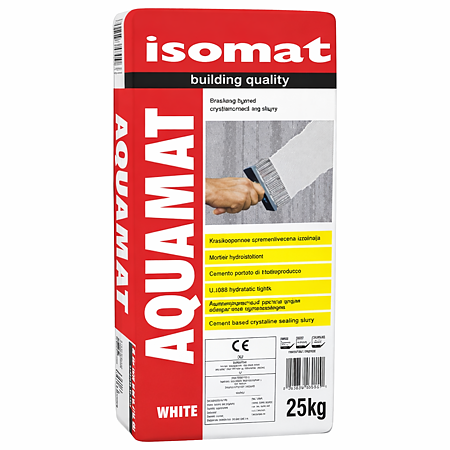 Mortar hidroizolant Isomat Aquamat, pe baza de ciment, gri, interior/exterior, 25 kg