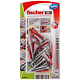 Diblu cu holsurub Fischer Duopower, nylon, 6 x 30 mm, 12 bucati