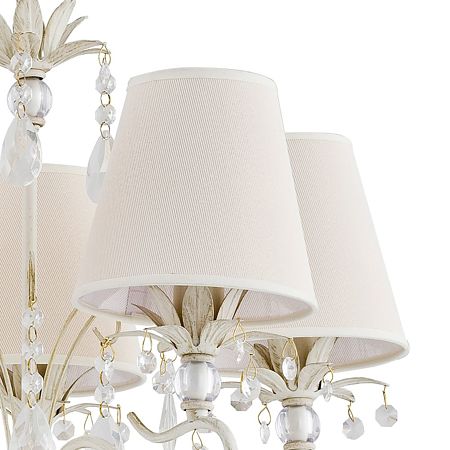 Lustra Magnifik KL105006, alb, 5 x E14, 50 cm
