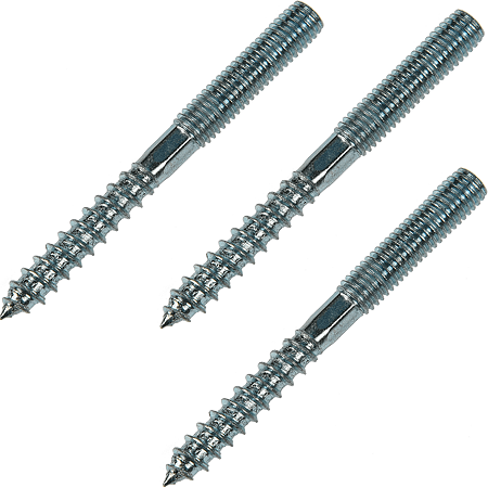 Prezon pentru lemn si metal, otel zincat, M8 x 90 mm, L35/M40