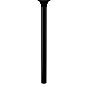Picior rabatabil pentru masa, metal, negru, Ø 42 mm, H 710 mm, set 4 buc