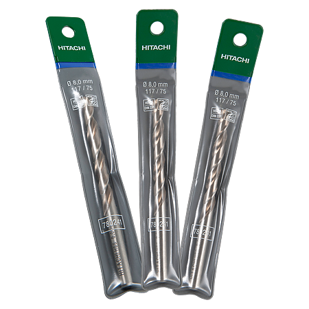 Burghiu Hikoki HSS-G, mandrina standard, pentru metal, 8 mm
