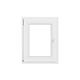 Fereastra PVC, 5 camere, deschidere oscilobatanta, stanga, alb, 60 x 80 cm 