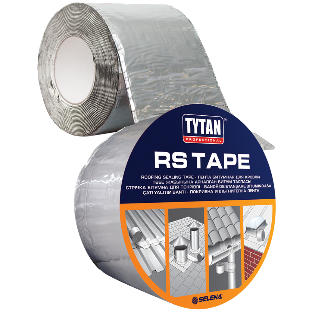 Banda Bituminoasa Pentru Acoperis Tytan Rs Tape, Aluminiu, Bitum, Rezistenta Uv, 7.5 Cm X 10 M